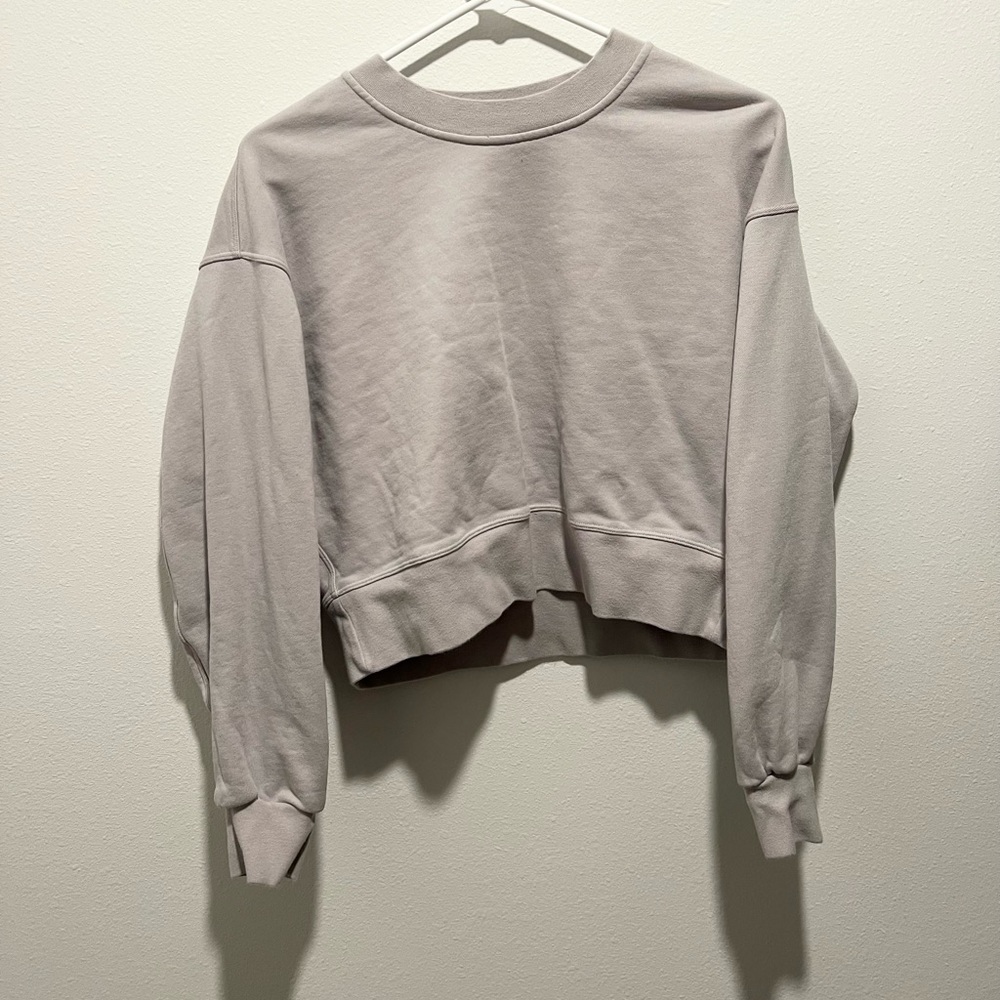 Lululemon Perfectly Oversized Crop Crewneck Sweatshirt